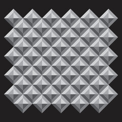 3D cubes illustration with black background