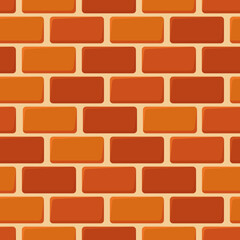 Brick background Seamless Pattern. Vector illustration