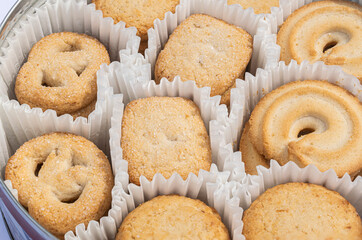 Traditional Danish cookies