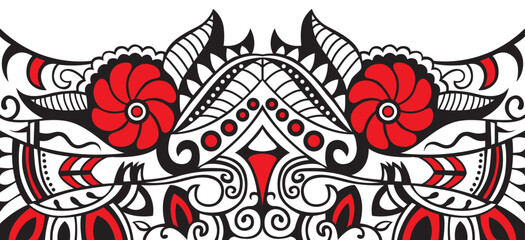 Vector Motif Design, Floral design 