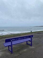 bench on the beach
