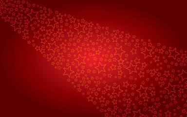 star pattern with red background