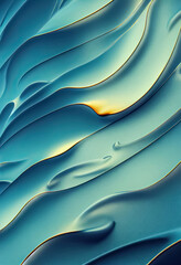 Obraz premium Abstract modern futuristic liquid dynamic background. Fluid painting trendy texture. 3D illustration