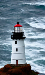 lighthouse on the coast