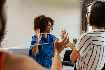 Creative women in business bonding activity