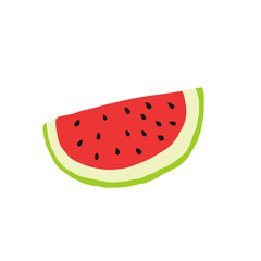 watermelon isolated cartoon png transparent