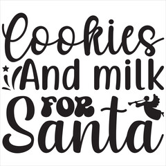 Cookies and milk for Santa