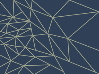 Abstract blue background with crisscrossing lines, art deco illustration