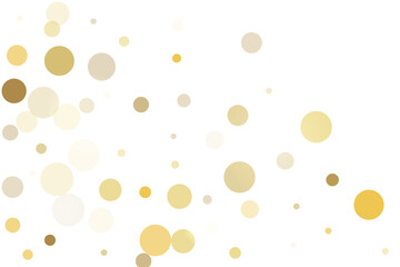 Gold glitter confetti, great design for any purpose. Party decor.