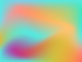 Modern trendy design. Blurred background. Creative colorful flyer.