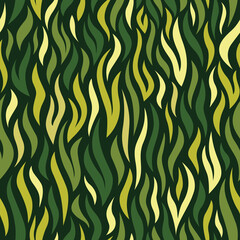 Creative grass seamless vector pattern