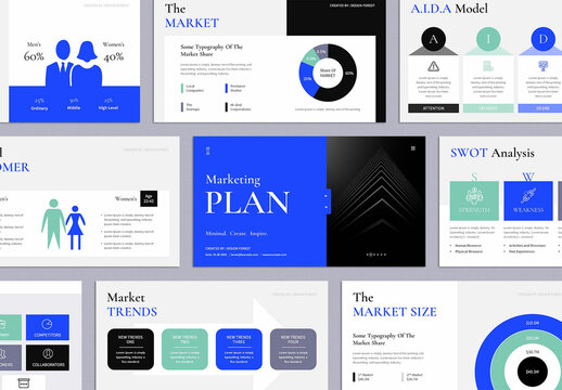 Marketing Plan Presentation Layout