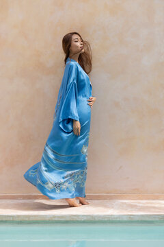 Young designer in Kimono