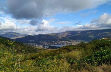 Panorámica de O Barco de Valdeorras, Galicia