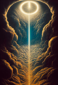 Portal in the clouds