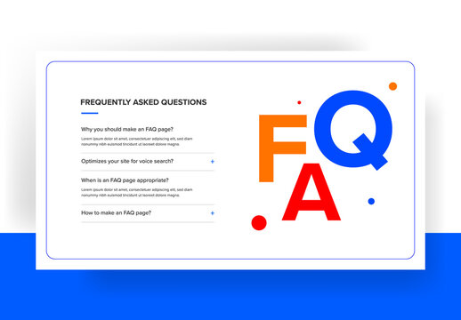 Question and Answer Banner Design