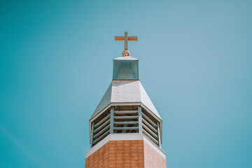 Church bell tower