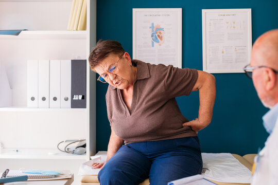 Woman with Back Pain 