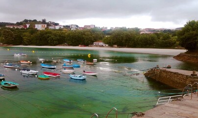 Puerto de Aguete en Marín, Galicia