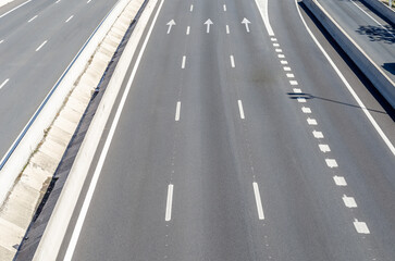 Highway view from above