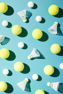 Composition of balls and shuttlecocks