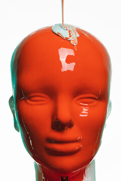 Colorful Dummy's Head