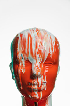 Colorful Dummy's Head