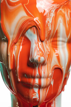 Colorful Dummy's Head