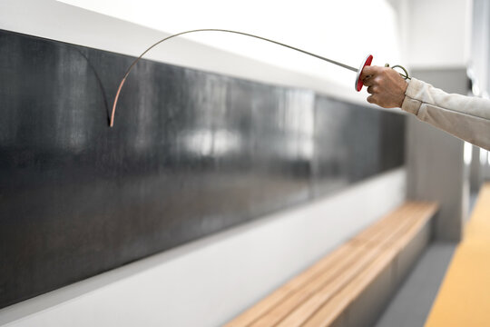 Sportsman Raises His Art Of Fencing In Sport Club