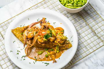 Comida Latinoamericana Platos con loroco