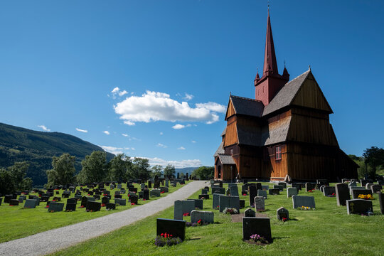 Ringebu Stave Church, Vestland in Norway.