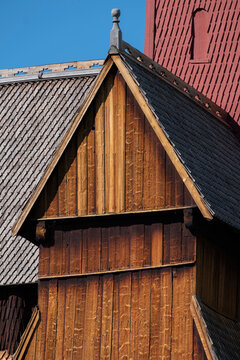 Ringebu Stave Church, Vestland in Norway.