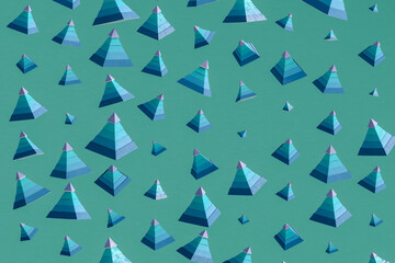 piramid financial charts floating