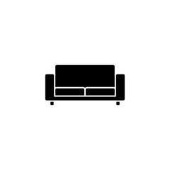 Sofa icon vector for web and mobile app. sofa sign and symbol. furniture icon