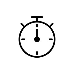 Obraz premium stopwatch icon vector for web and mobile app. Timer sign and symbol. Countdown icon. Period of time