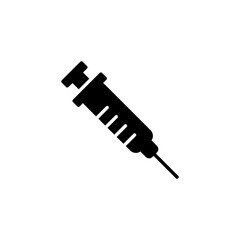 Syringe icon vector for web and mobile app. injection sign and symbol. vaccine icon