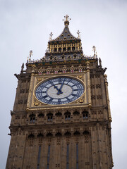 Fototapeta na wymiar Big Ben clock at Central London
