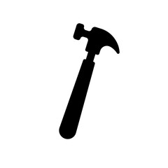 Icono de martillo. Ilustración vectorial