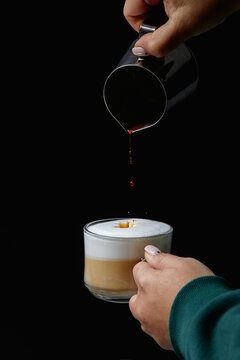 Coffee latte art.