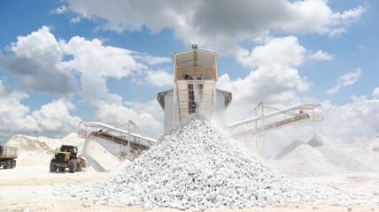 Fototapeta Gypsum Mining Industry obraz