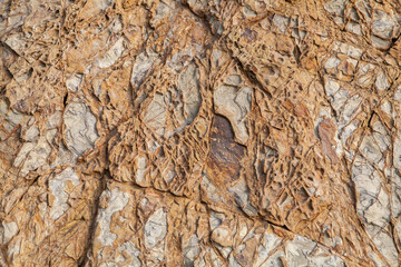 Rock formation near Big Sur on the California coast