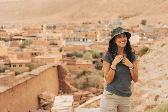 Woman alone in morocco