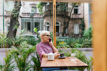 Woman Speaking on The Cell Phone