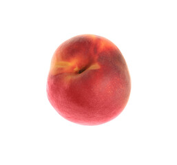 Delicious fresh ripe peach isolated on white