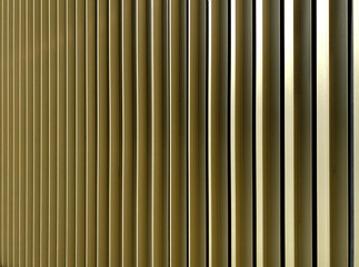 golden metal wall