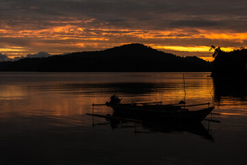 Sunrise on Room Island, Cendrawasih Bay area, Teluk Wondama district, West Papua province