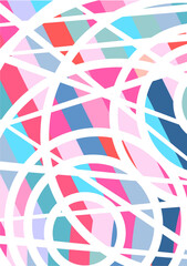 Backgrounds in pink and blue tones can be used in graphics.