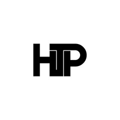 htp letter original monogram logo design