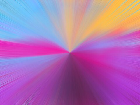 Multicolored radial gradient background with copy space