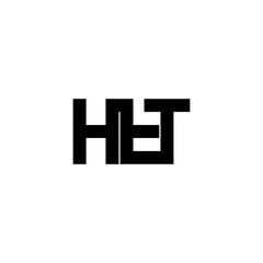 htt letter original monogram logo design